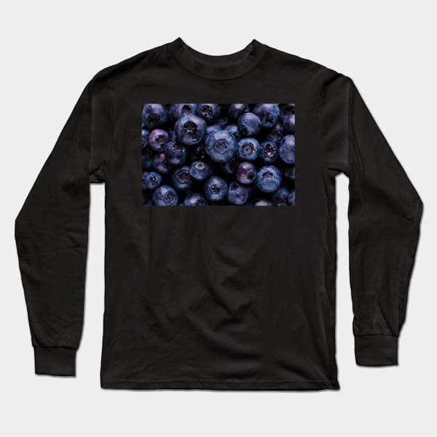 blueberry Long Sleeve T-Shirt by alexrow